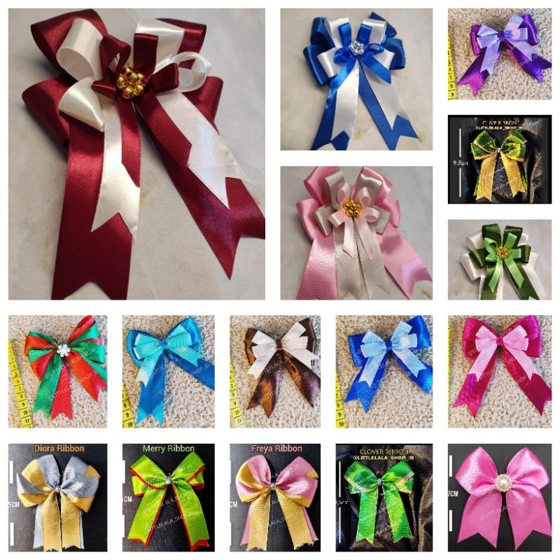 Jual Pita Natal/pita bowtie/Pita Parcel Natal/pita hiasan hampers imlek