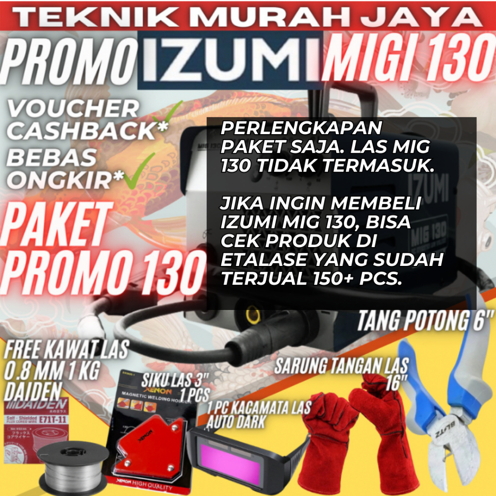 Jual PAKET PROMO 130 IZUMIMIG130 PAKET HEMAT (TANPA LAS FISIK ...