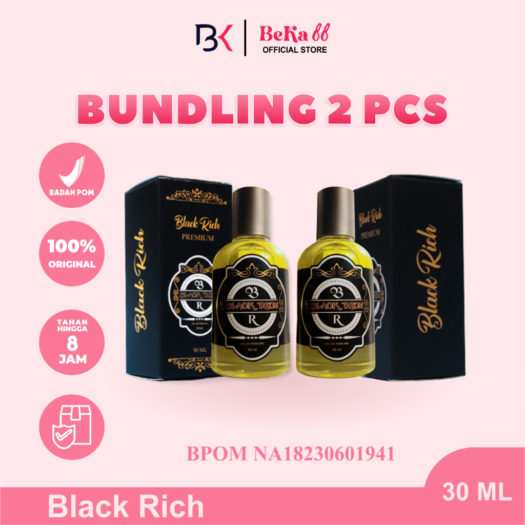 Jual Paket Bundling Parfum Black Rich Parfum Pria Tahan Lama Awet