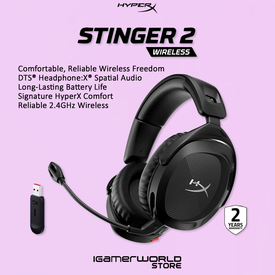 Jual HyperX Cloud Stinger 2 Wireless DTS Spatial Audio Gaming Headset ...