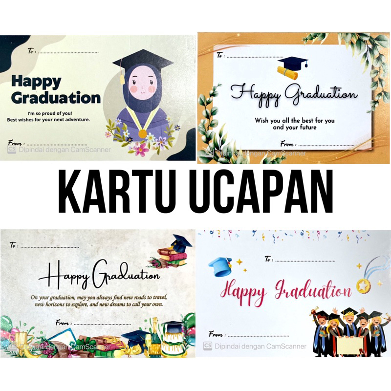 Jual Greeting Card Graduation - Gift Card - Kartu Ucapan Wisuda ...