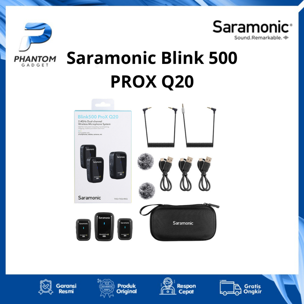 Jual Saramonic Blink Prox Q Wireless Mic Shopee Indonesia