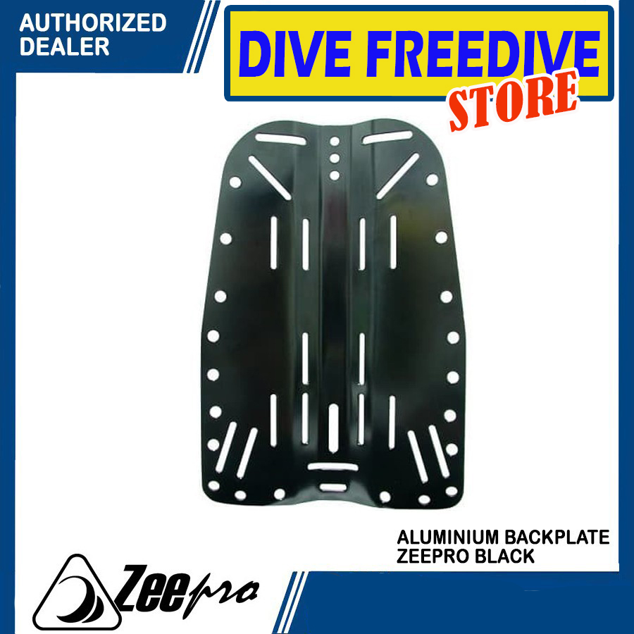 Jual Backplate Aluminium Black BCD Technical Zeepro Penahan Punggung