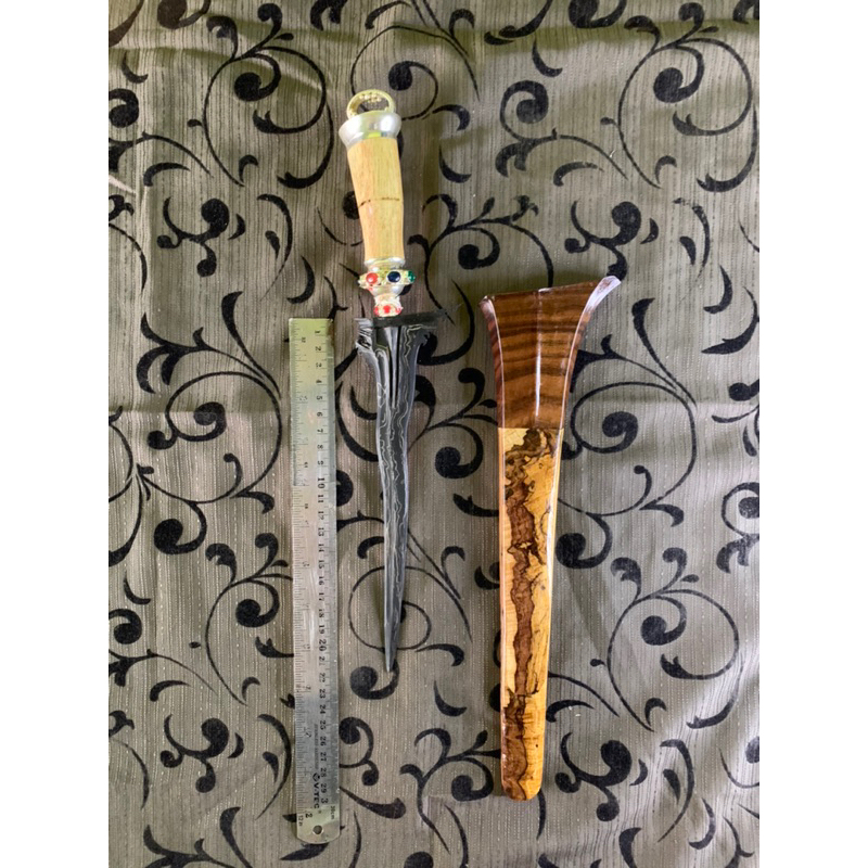 Jual Keris Pamor Handle Cenangan kendit Sarung kayu timoho model ...