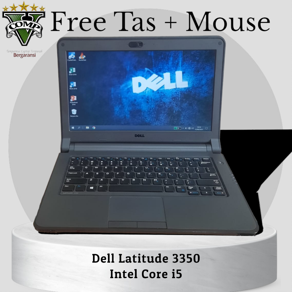 Jual Laptop Dell Latitude 3350, Core i5-5200U, Ram 8gb, SSD 256gb, Windows  | Shopee Indonesia