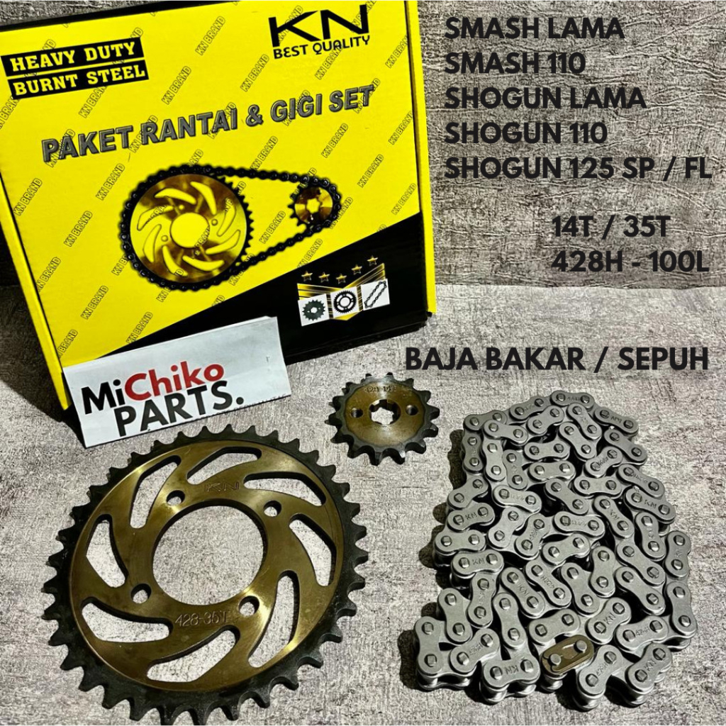 Jual Gear Gir Set Rantai H Smash Lama Old Shogun Lama Sp Fl Nr T T H