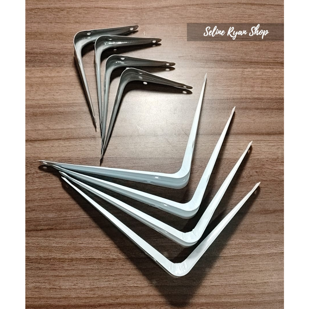 Jual 2 PCS Siku Rak Penyangga Ambalan Shelf Bracket Ukuran 3