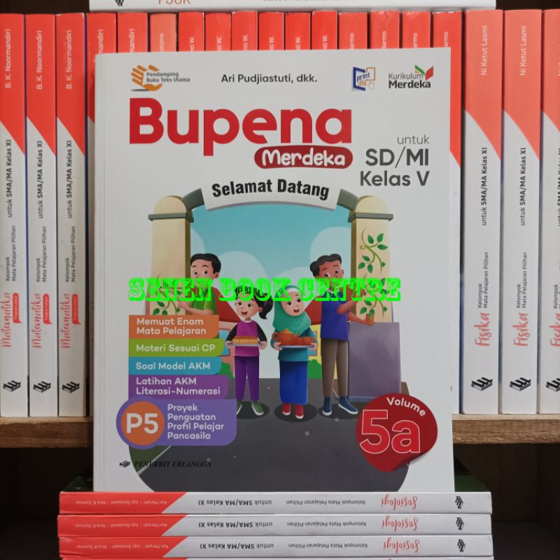 Jual Buku Bupena volume 5A Kelas 5 SD/Mi Kurikulum Merdeka Erlangga ...
