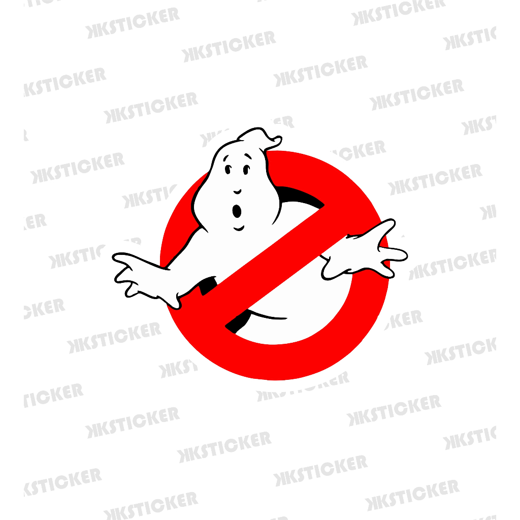 Jual Sticker Ghostbusters | Stiker Vinyl Anti air + Laminasi | Shopee ...
