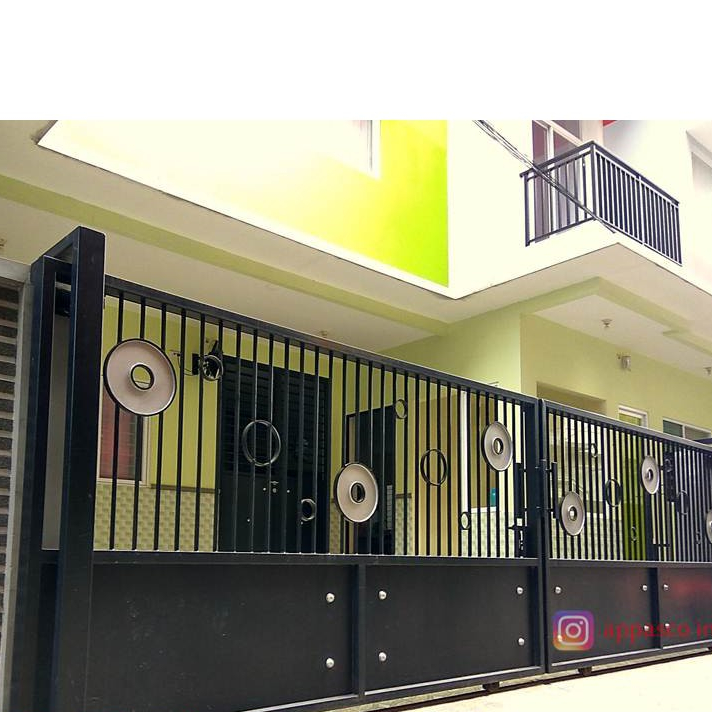 Jual Pagar Minimalis Modern dengan Bahan Galvanis dan Plat Esser di