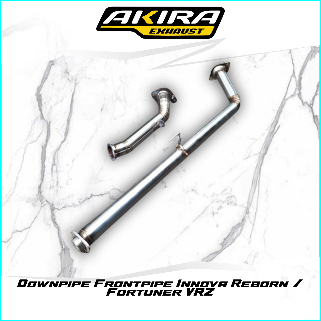 Jual Downpipe Frontpipe Innova Reborn / Fortuner VRZ Akira Exhaust ...