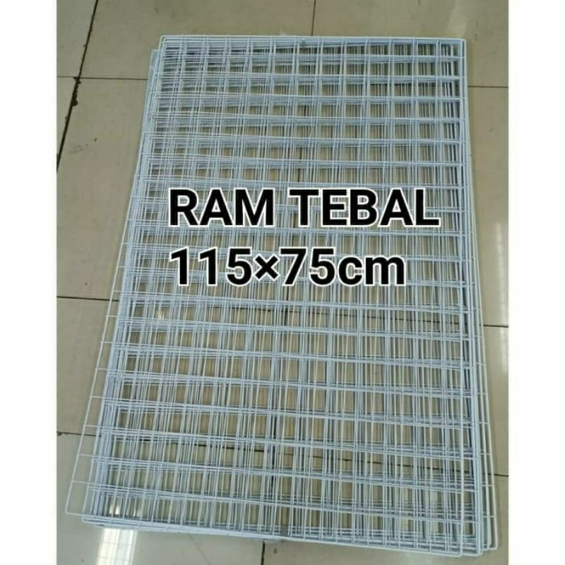 Jual Jaring Ram Dinding 75x115 | Gantungan Kawat Hook | Grid Wall ...