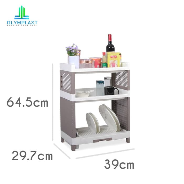 Jual RAK PIRING PLASTIK NAIBA MILANO NANDOS BENING DISH RACK | Shopee ...