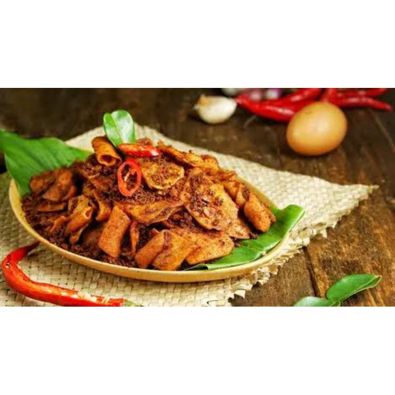 Jual 300 Gr Rendang Telur Randang Talua Keripik Rendang Telur Asli