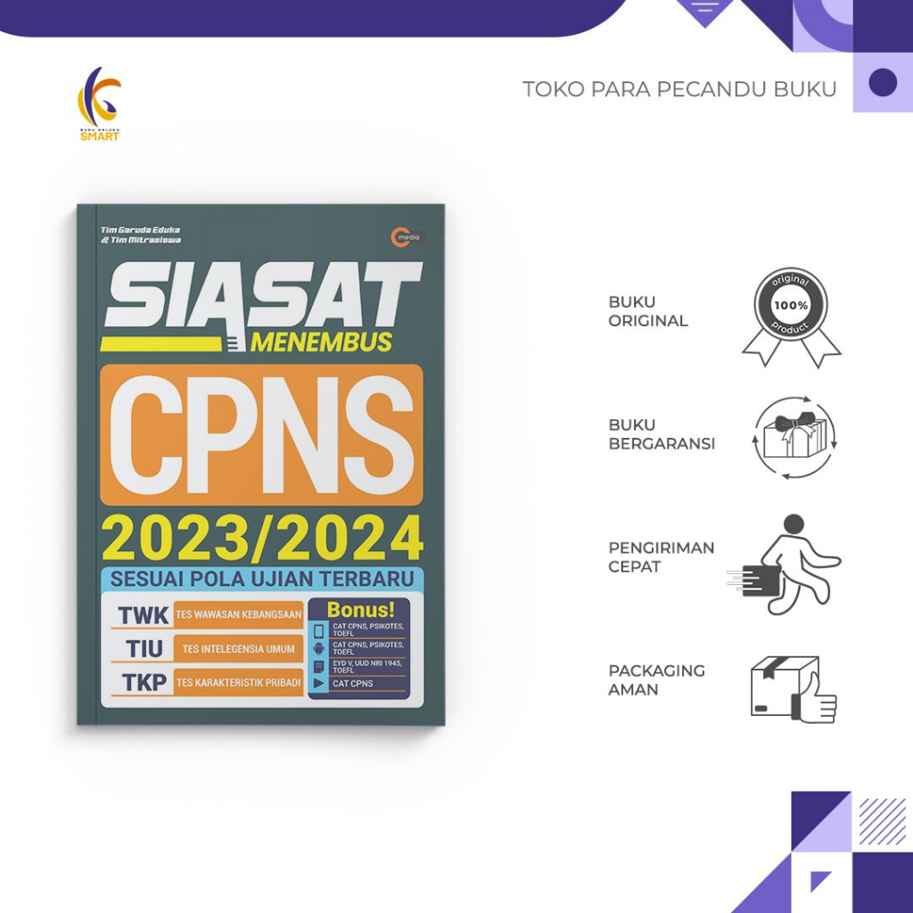 Jual Pre Order Buku Referensi - Siasat Menembus CPNS 2023/2024 - Cmedia ...