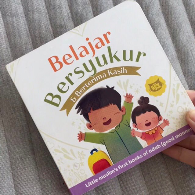 Jual Belajar Bersyukur & Berterima Kasih Board Book (Little Muslim's ...