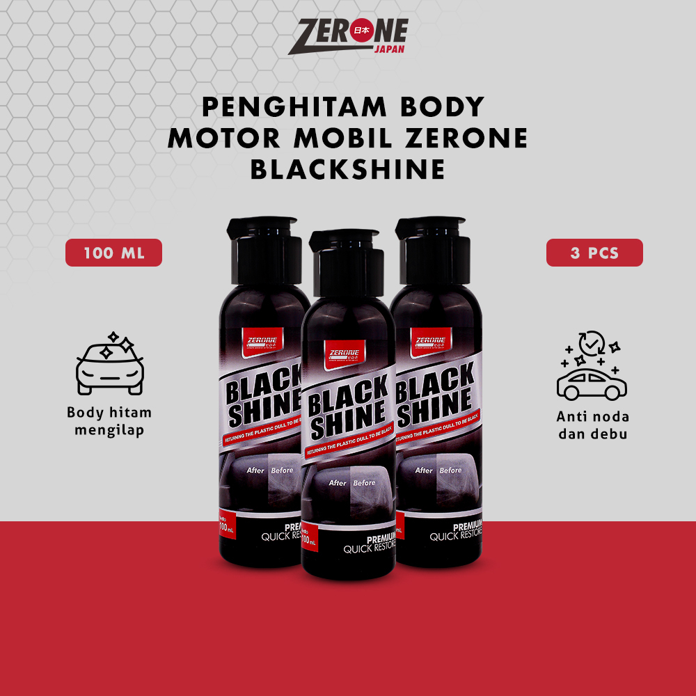 Jual Penghitam Motor Mobil Zerone Black Shine Penghitam Dashboard Dan Body Mobil Berbahan