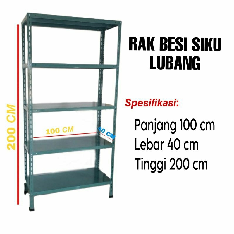 Jual Rakbesisikulubang/Rak5susun/rakgudang/rakserbaguna | Shopee Indonesia