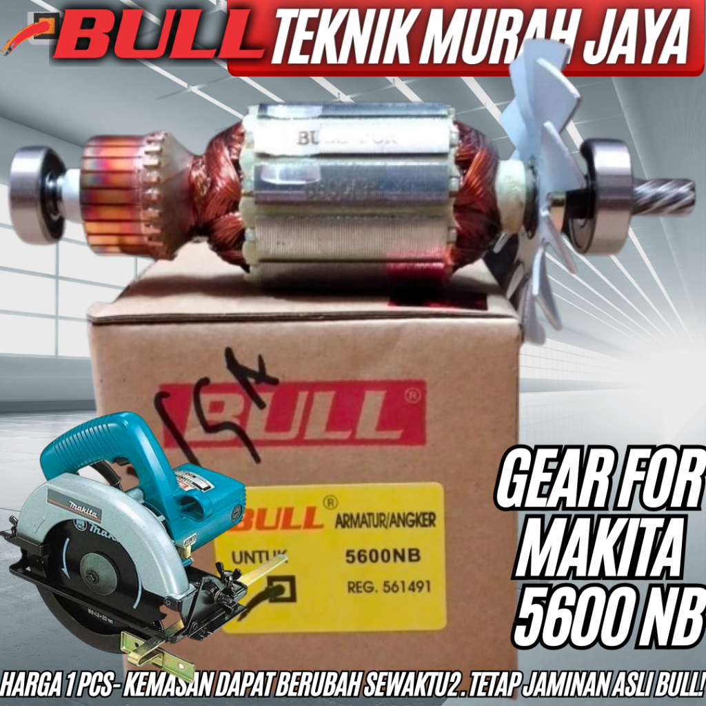 Jual Bull Armature Angker Rotor Makita Nb Mesin Circular Saw