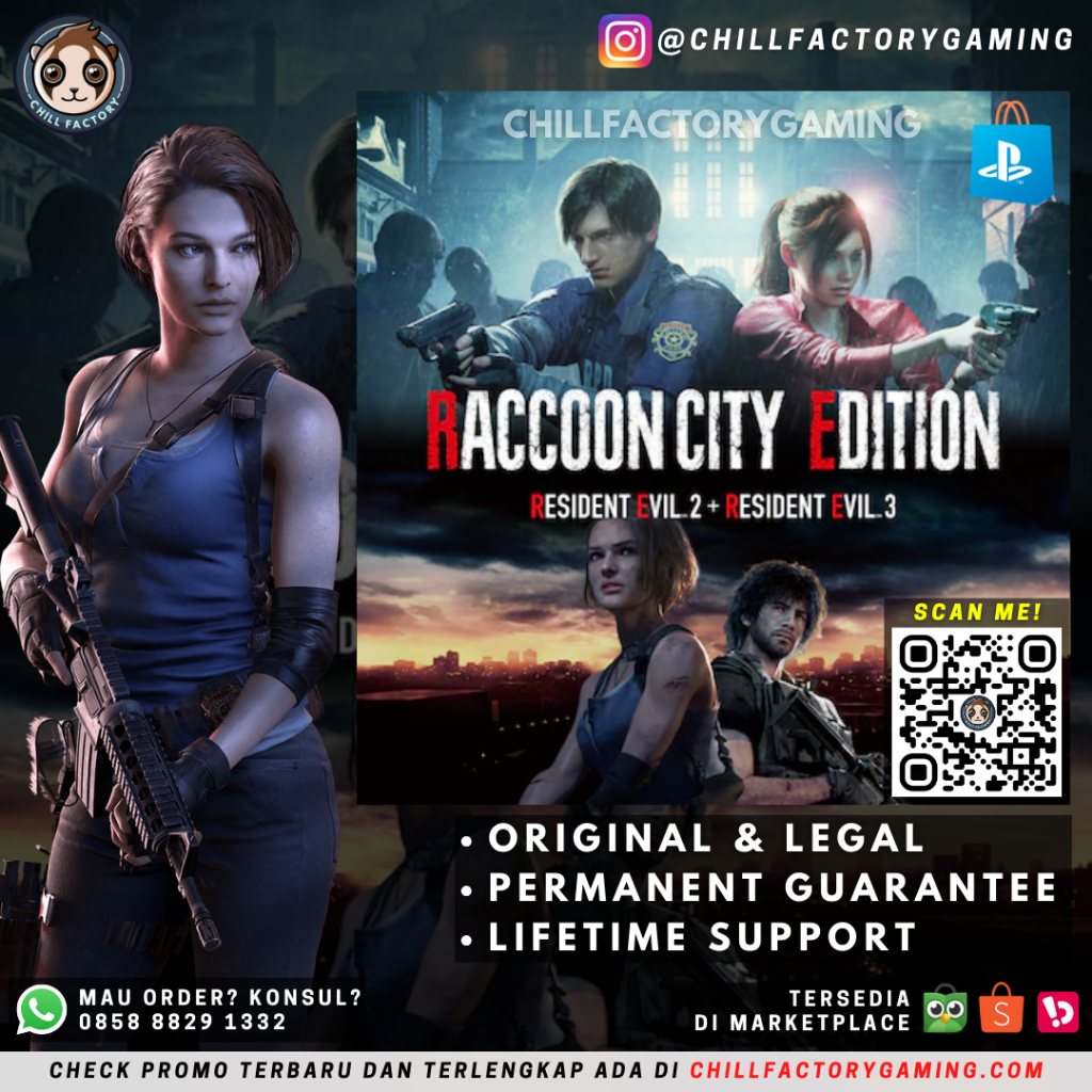 Jual Raccoon City Edition - Resident Evil 2 + Resident Evil 3 PS4 PS5 ...