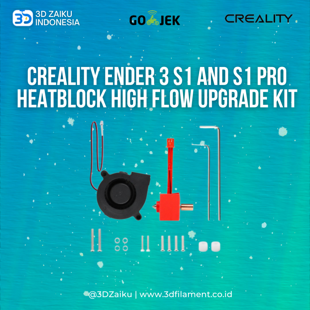 Jual Creality Ender 3 S1 and S1 Pro Heatblock High Flow Upgrade Kit ...