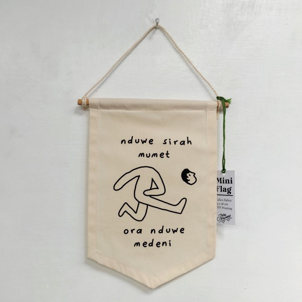 Jual JARESAYANG Mini Flag / Wall Hanging Quote / Bendera Hiasan Dinding