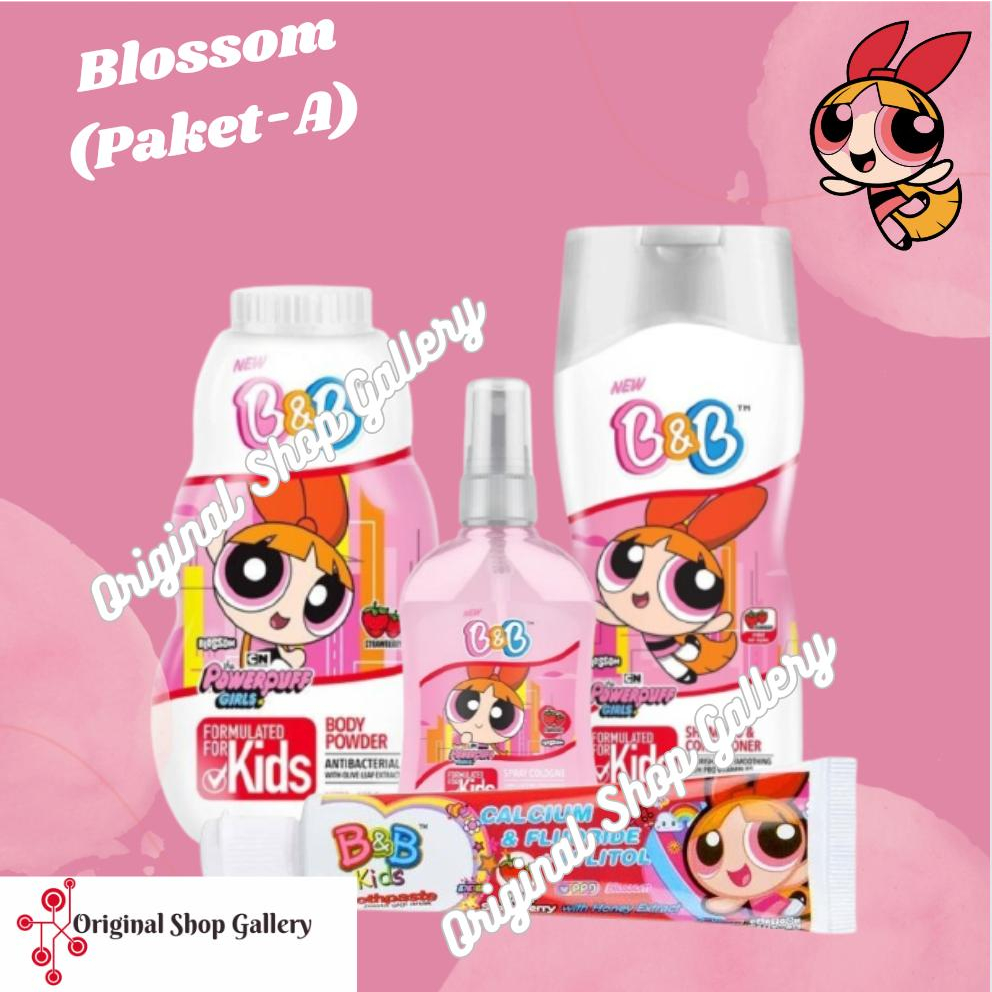 Jual B&B Kids Paket Perlengkapan Mandi Anak Perempuan Powerpuff Girls ...