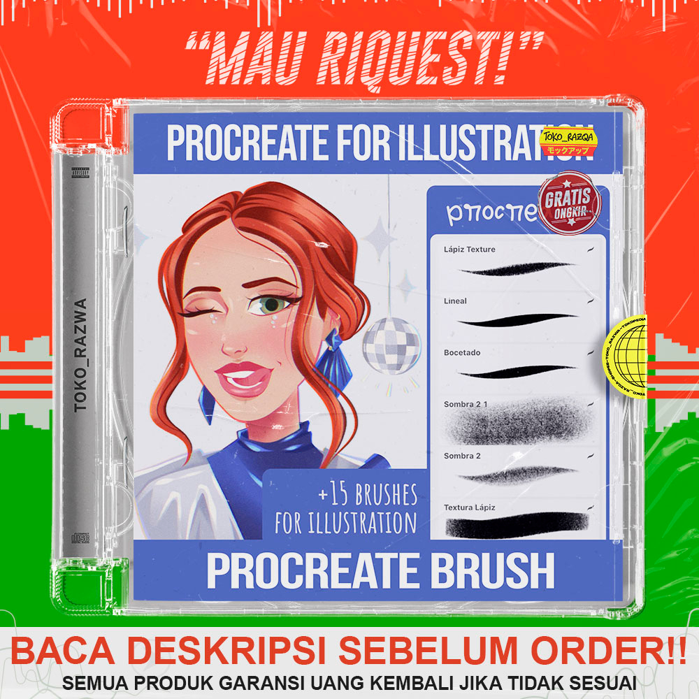 Jual Procreate Brush - Illustration - 170623 | Shopee Indonesia