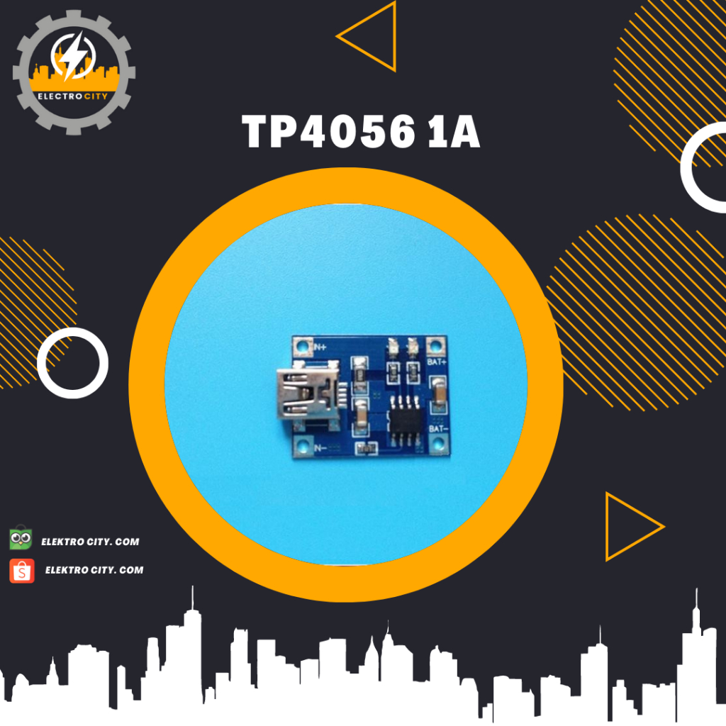 Jual TP4056 1A lithium battery charging pad module | Shopee Indonesia