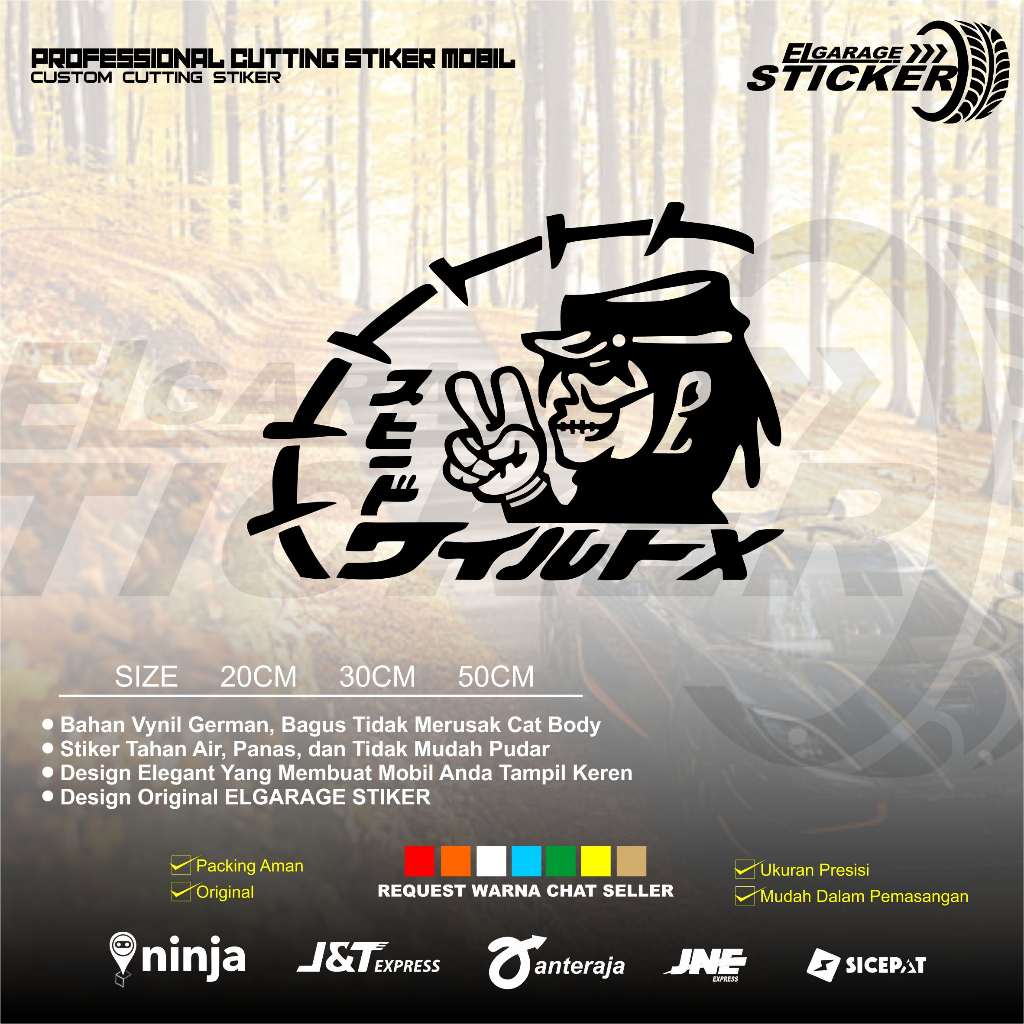 Jual Stiker sticker jepang stiker variasi mobil stikcer jepang variasi ...