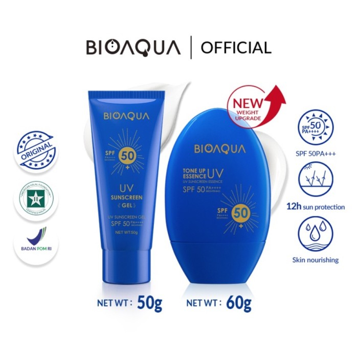 Jual ORIGINAL BIOAQUA UV Sunscreen Essence SPF 50 PA++++ 60g sunscreen