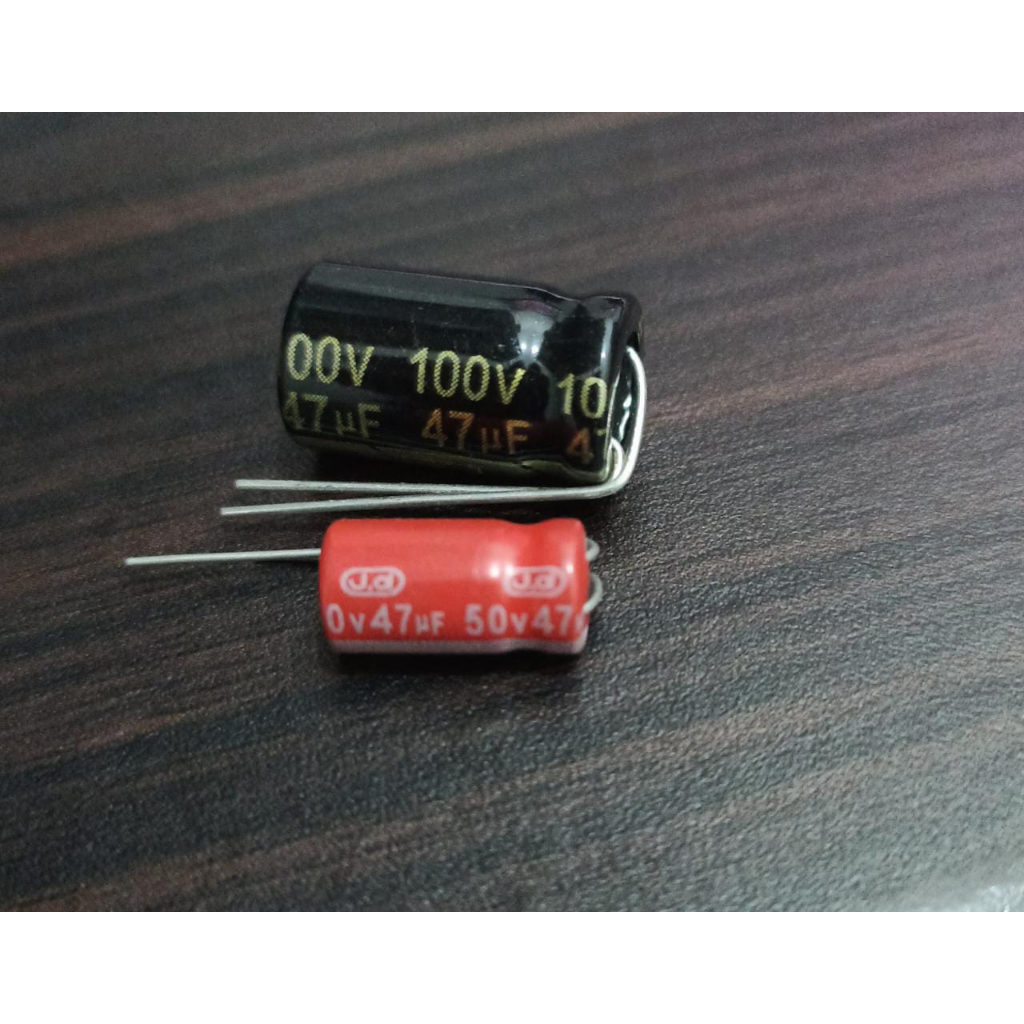 Jual CAP ELCO 47UF - 16V, 25V, 35V, 50V, 63V, 100V | Shopee Indonesia