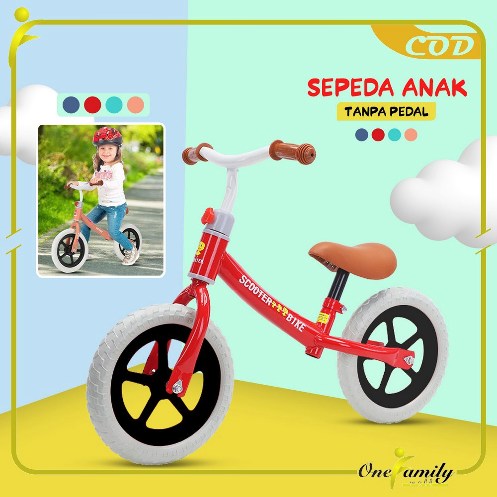Jual ONEM261 Sepeda Keseimbangan Anak Tanpa Pedal / Sepeda Push Bike