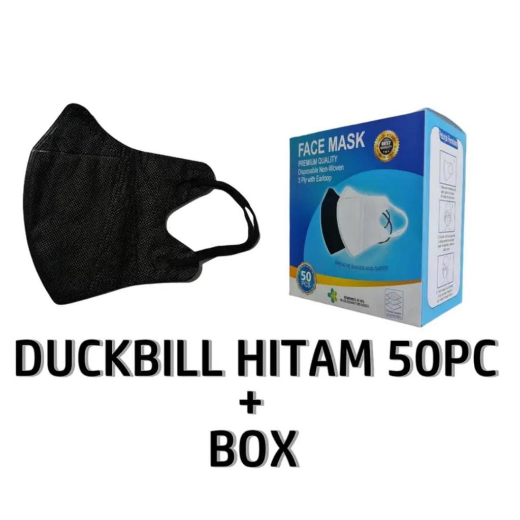 Jual Masker Duckbill Facemask Earloop Original Untuk Dewasa Disposable ...