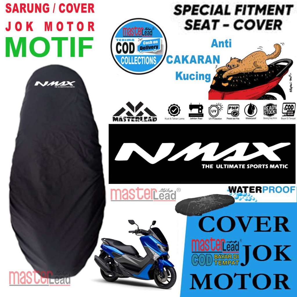 Jual Sarung Cover Pelindung Jok Motor Anti Air , Anti Cakar Kucing
