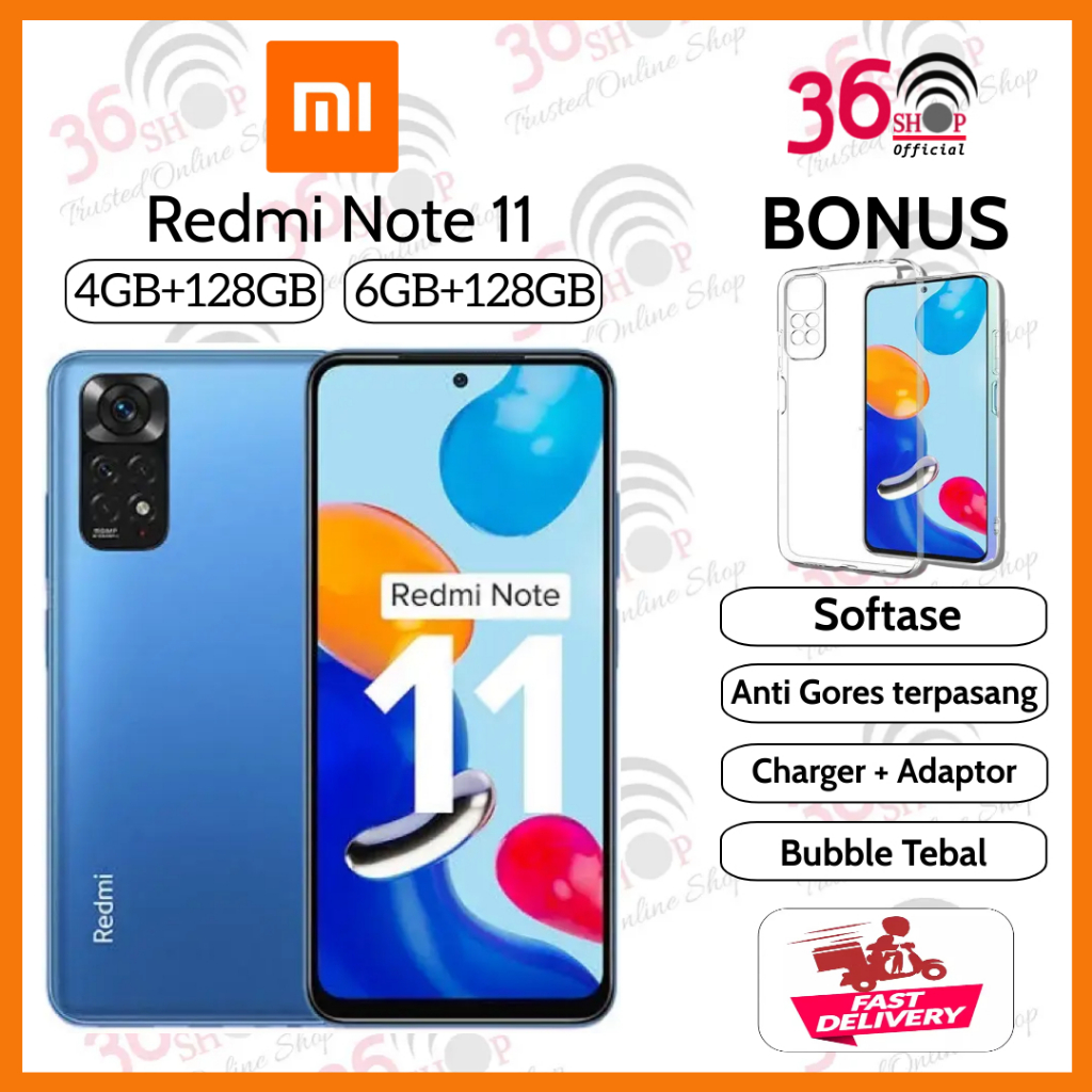 Jual Xiaomi Redmi Note 11 NFC 4GB+128GB - 6GB+128GB [Espansi Ram 6GB ...