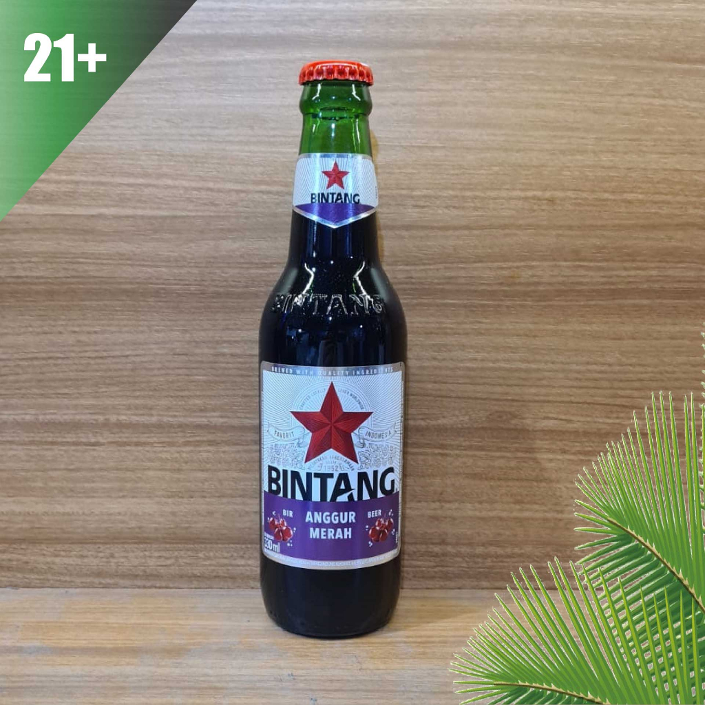 Jual Beer Bintang Anggur Merah Pint Bir 330ml | Shopee Indonesia