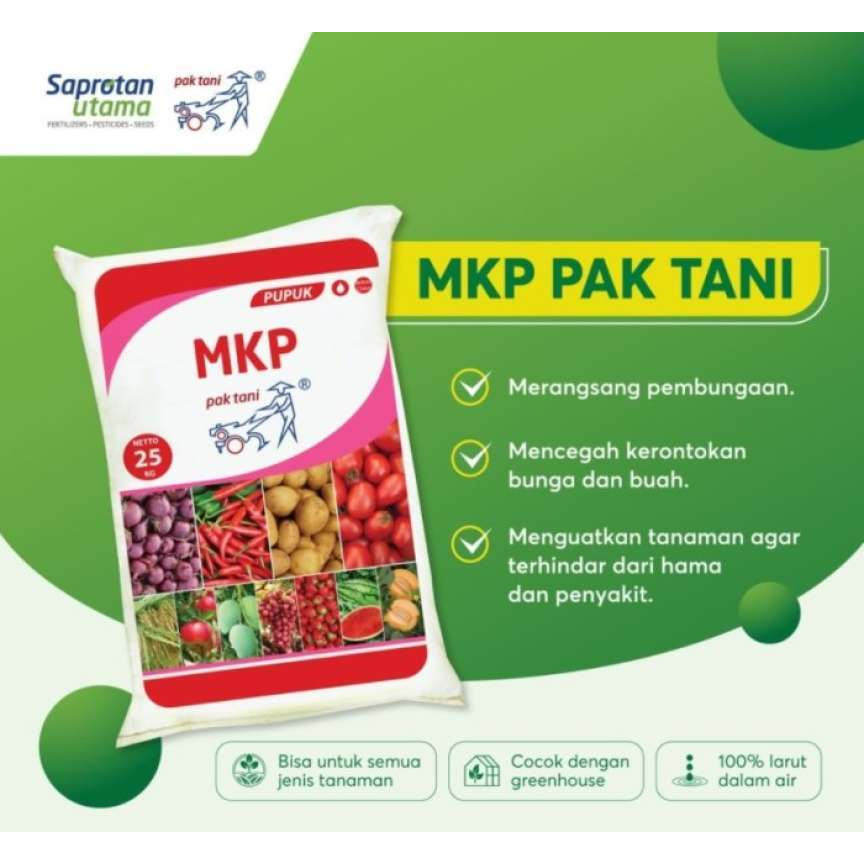 Jual Pupuk Mkp Pak Tani Kg Perangsang Bunga Dan Buah Kemasan Pabrik