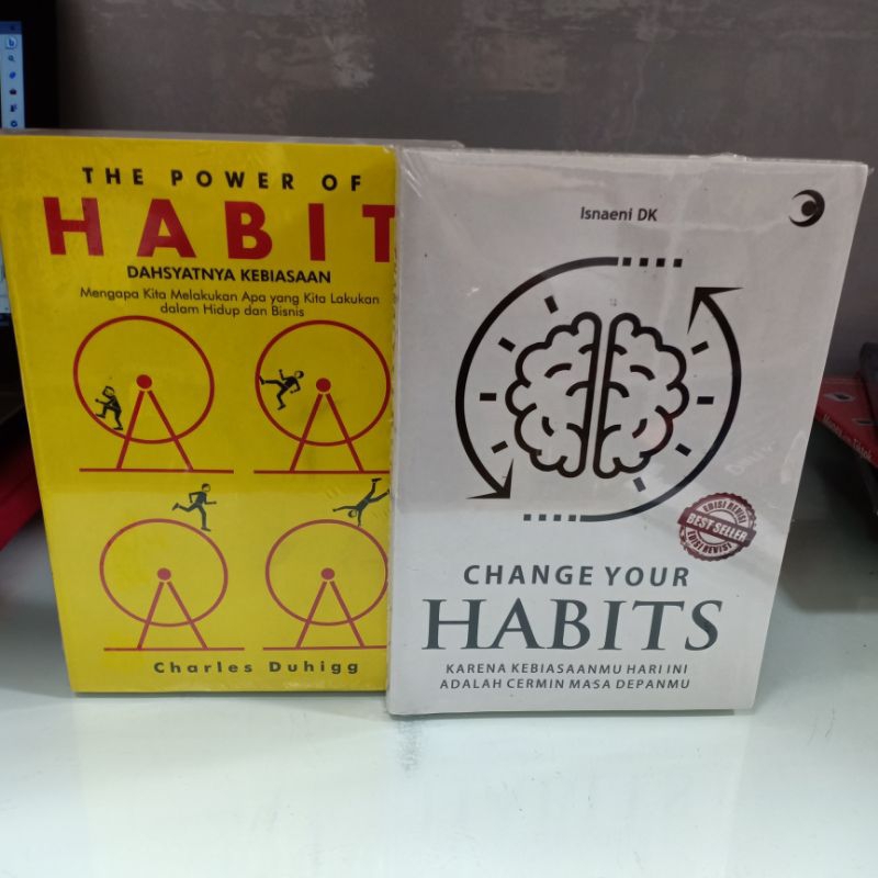 Jual Paket buku the power of habit, dan cange your habits. | Shopee ...