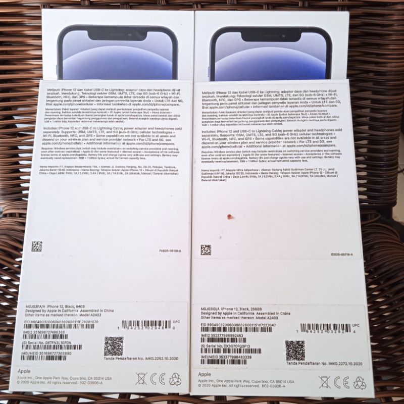 Jual Dus Box iPhone 12 Black iBox Digimap Original | Shopee Indonesia