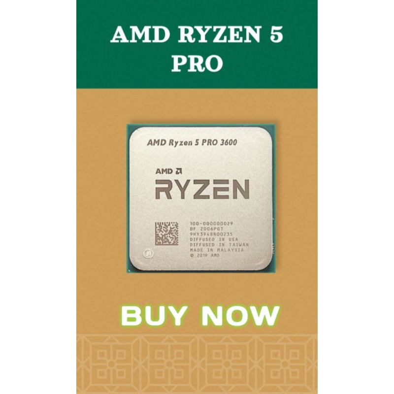 Jual AMD RYZEN 5 PRO 3600 3.6 GHz - COOLER MASTER | Shopee Indonesia