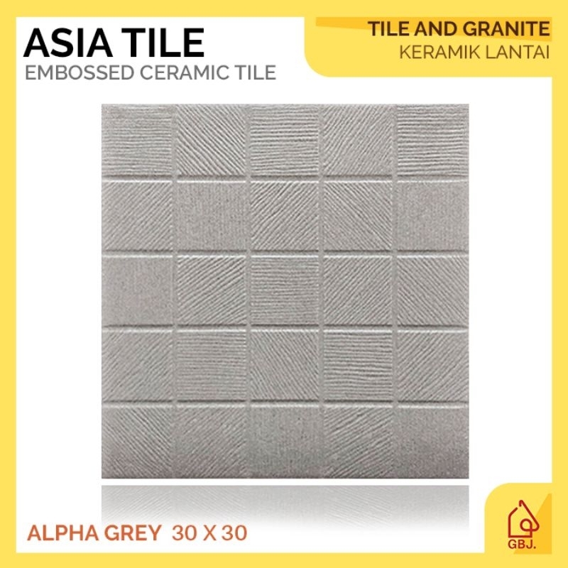Jual KERAMIK ASIA TILE 25X25 ALPHA GREY / KERAMIK LANTAI KAMAR MANDI