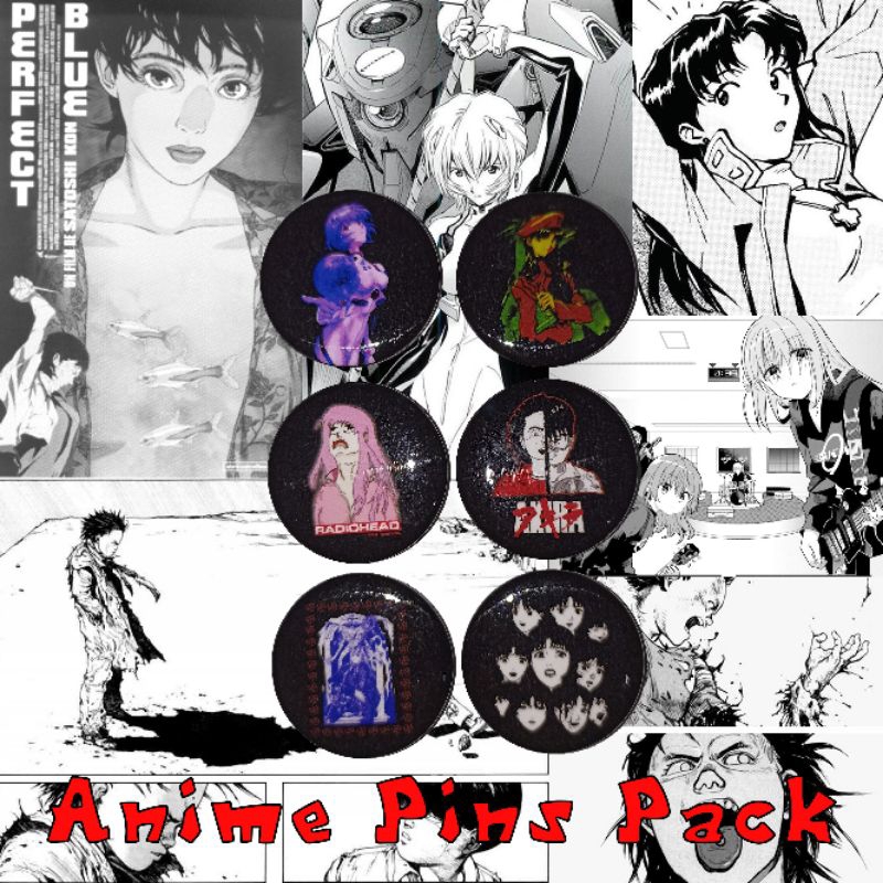 Jual Pin Anime Pack Isi 6pcs Shopee Indonesia