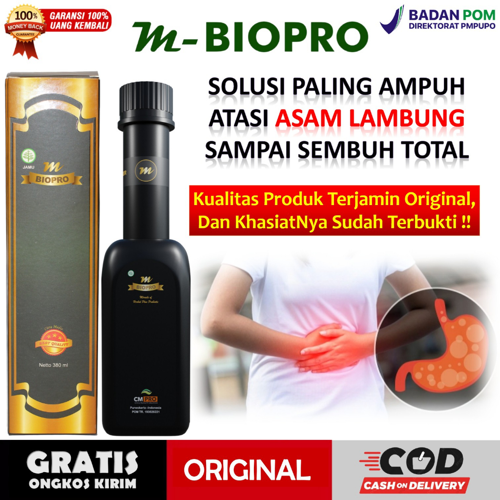 Herbal Alami Mengatasi Asam Lambung, Lambung Perih, Magh Paling Ampuh Mbiopro Original Bpom