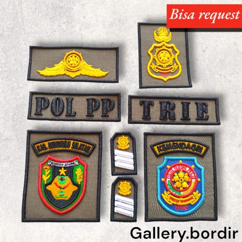 Jual Bordir Pol Pp Timbul D Terbaru Terbaik Bisa Request