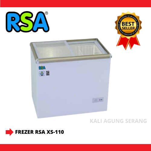 Jual FREZER BOX RSA 100 LITER | XS 110 | CHEST FREZER |FREEZE SLIDING ...