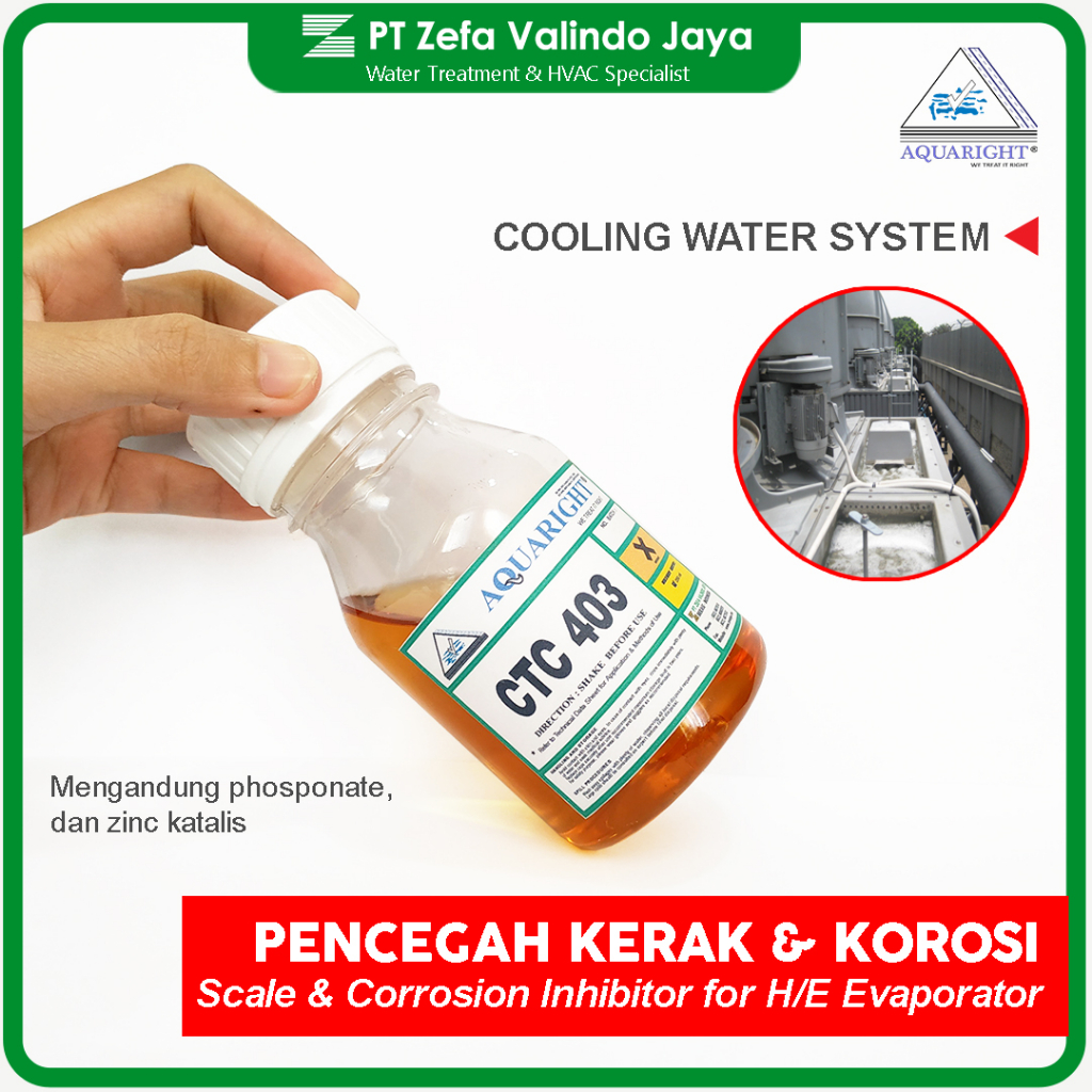 Jual Anti Kerak Korosi Scale Corrosion Inhibitor Cooling Water CTC 403 ...