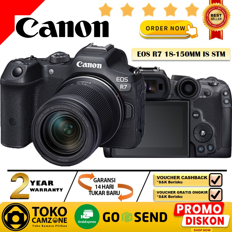 Jual Canon EOS R7 Kit 18-150mm Mirrorless Camera - Garansi Resmi ...