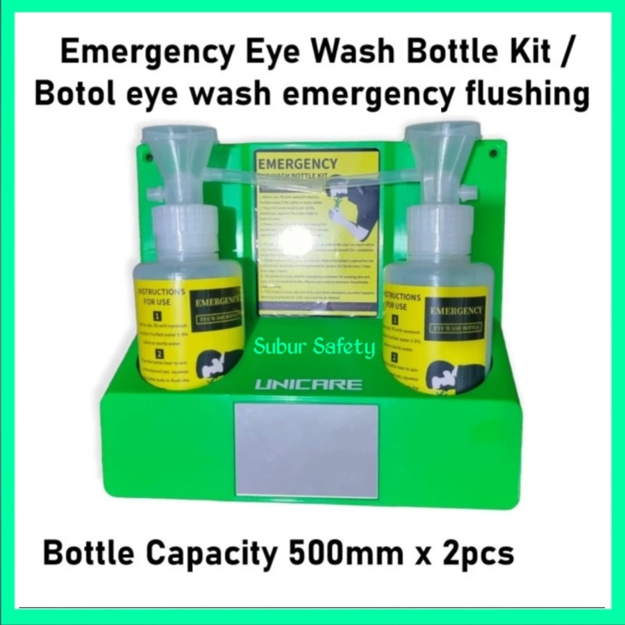 Jual Emergency Eye Wash Bottle Kit / Botol Eye Wash Emergency Flushing ...