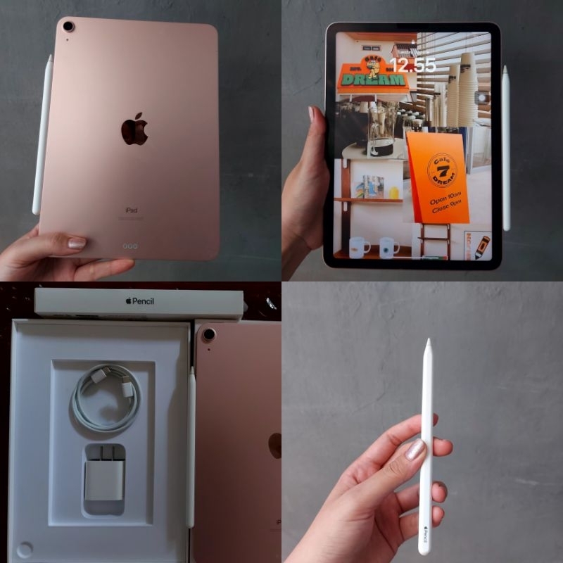 Jual iPad Air 4 64GB Wifi only + Apple Pencil Gen 2 | Shopee Indonesia